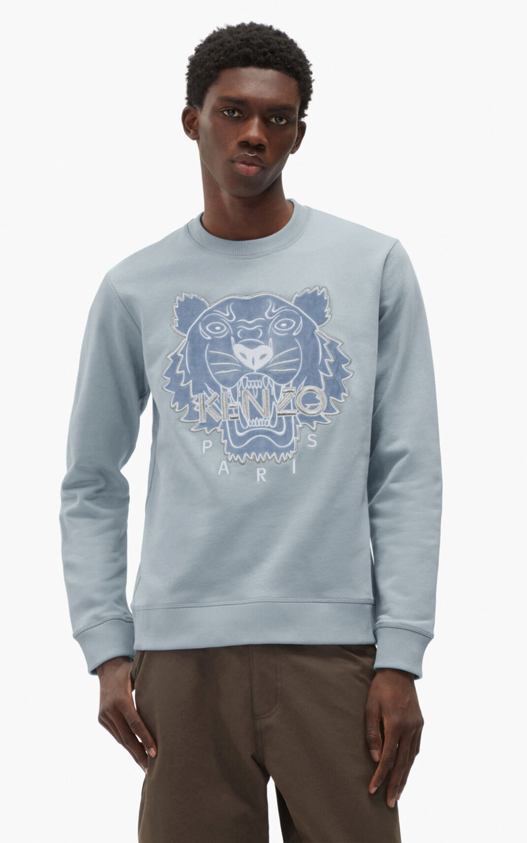 Kenzo The Vinter Capsule Tiger Sweatshirt Herre - Grå DK-311585